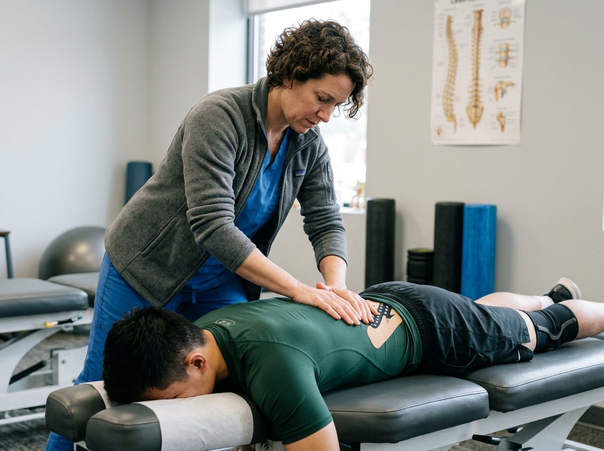 Working on Lower Back Sports Injury